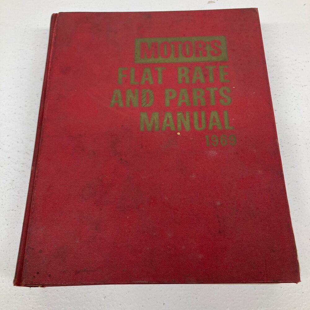 MOTOR's Flat Rate Parts Manual 1969
